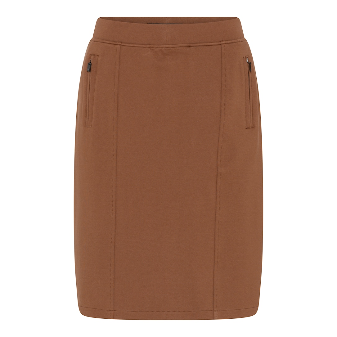 MICHA Top Stretch Fabric - Cognac - Str. 34