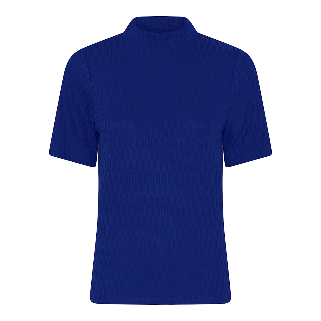 MICHA T-shirt Ny Bomuld - Koboltblå - XL