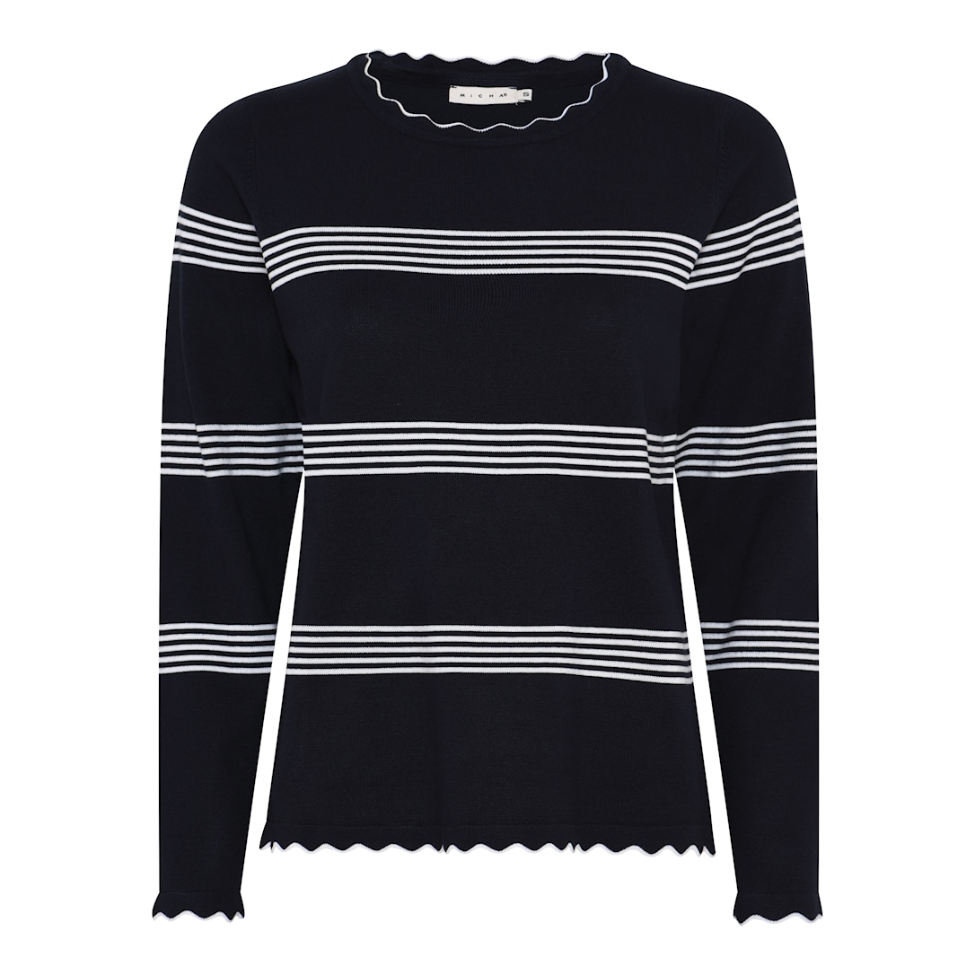 Basic Viscose Stripe Knit