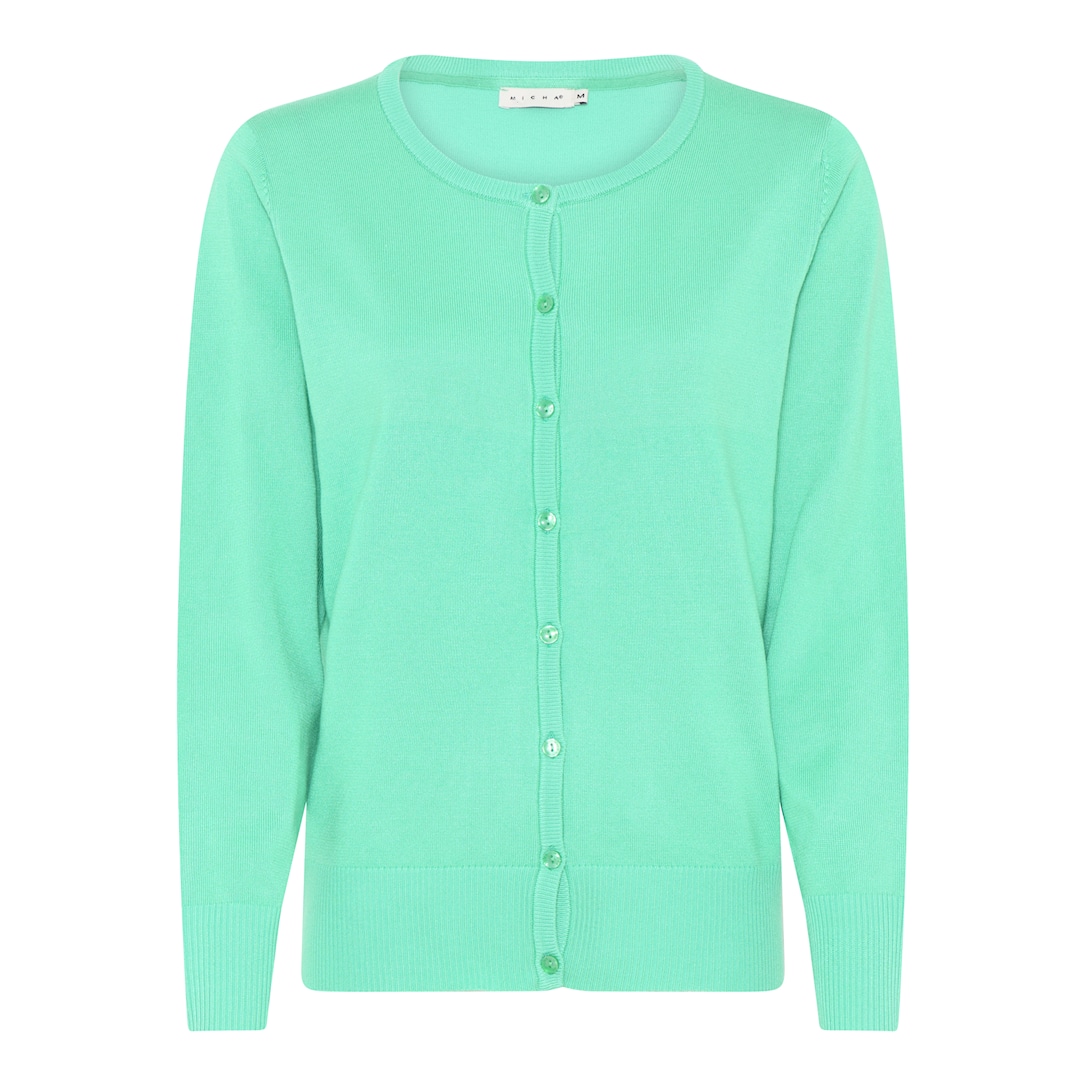 MICHA Viscose Strik - Sommergrøn - 4XL
