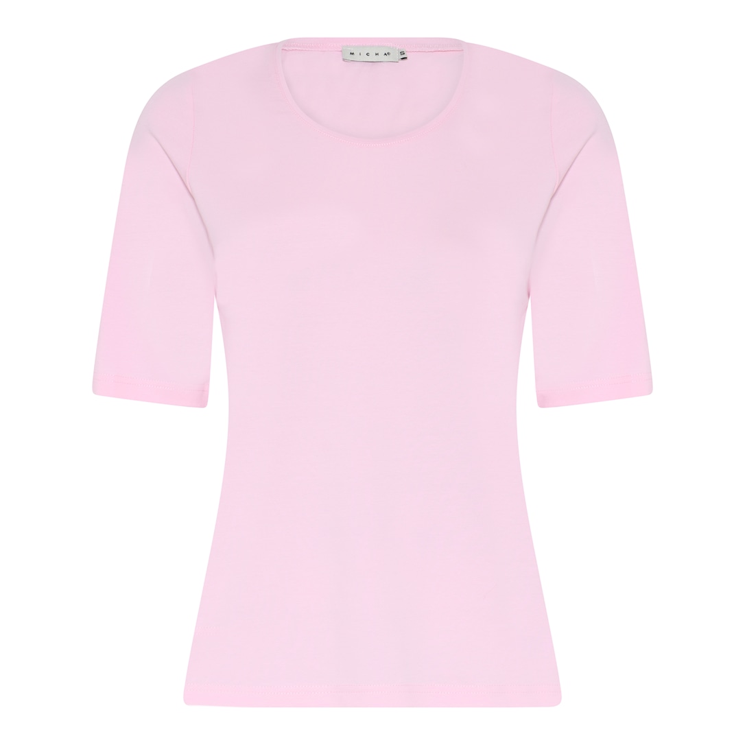 MICHA T-shirt Dame Bomuld - Perlerosa - XS