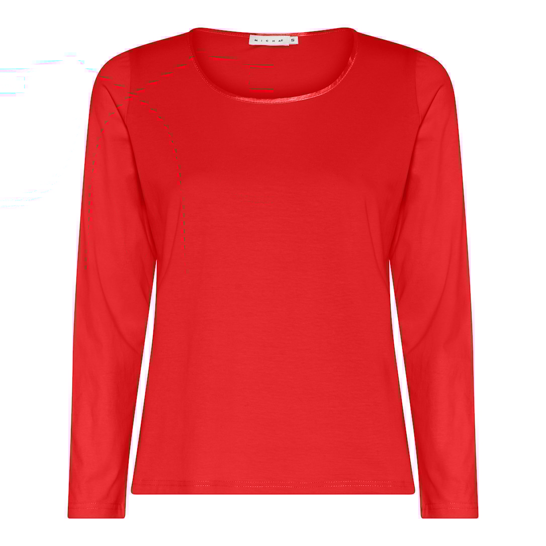 MICHA T-shirt Efterårs Modal - Autumn Red - L