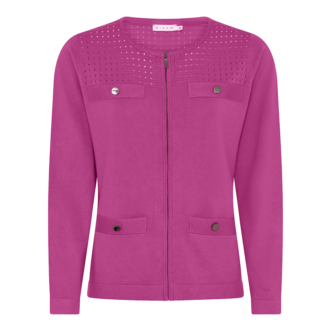 MICHA Viscose Strik - Pink - XXL