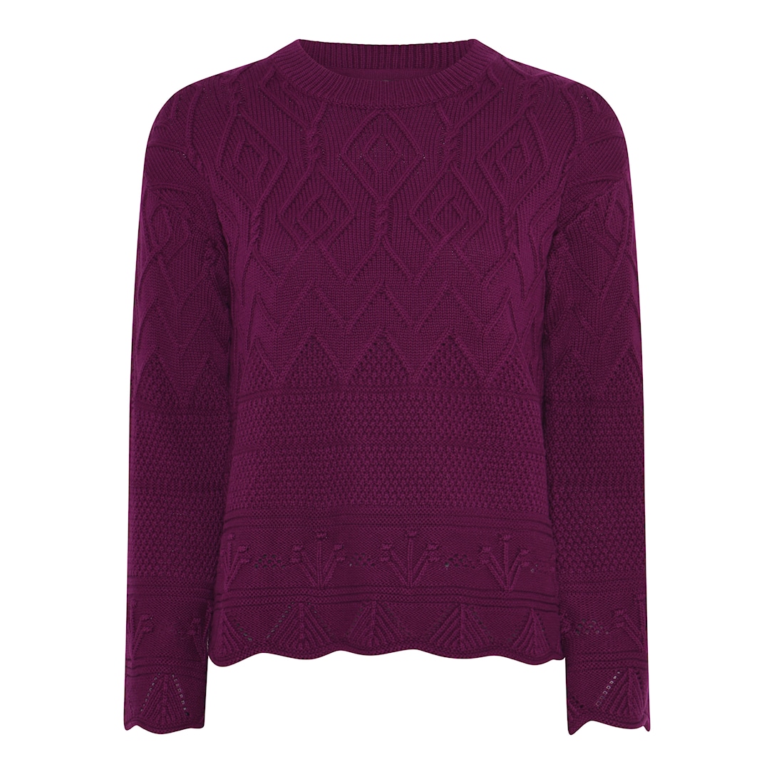 Basic Organic Pattern Knit