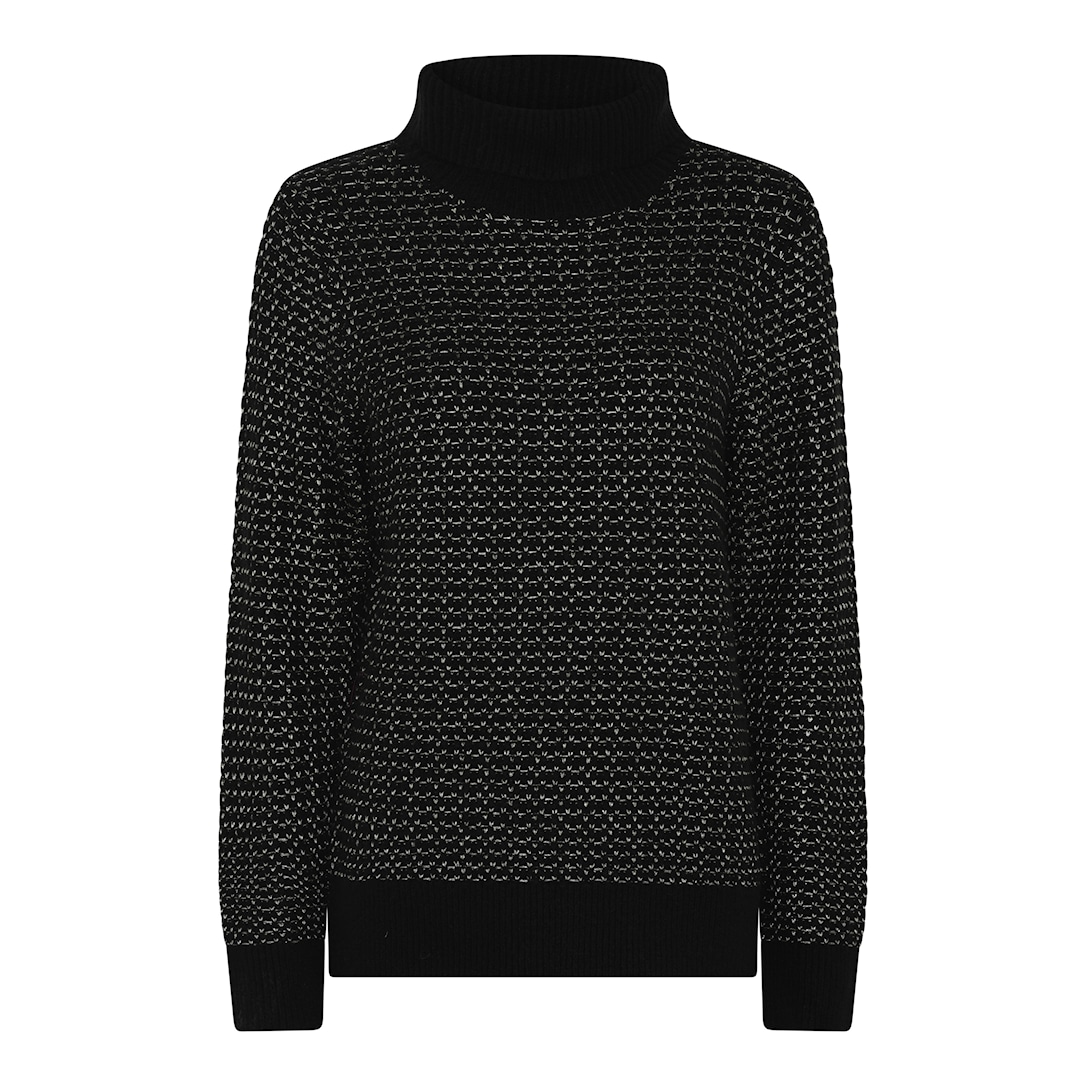 MICHA Strik with Lurex - Sort/Guld - S