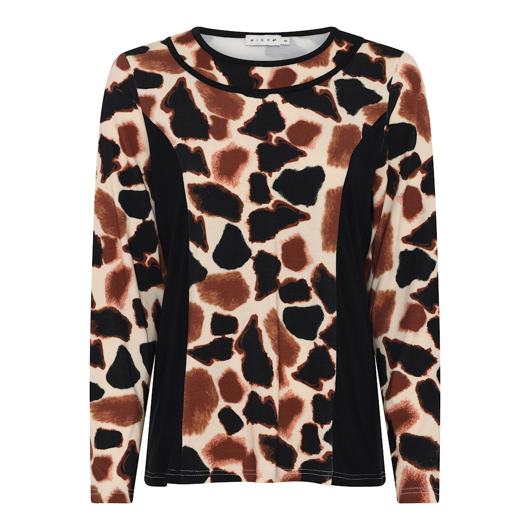 MICHA T-shirt Big Spot - Spot Print - L