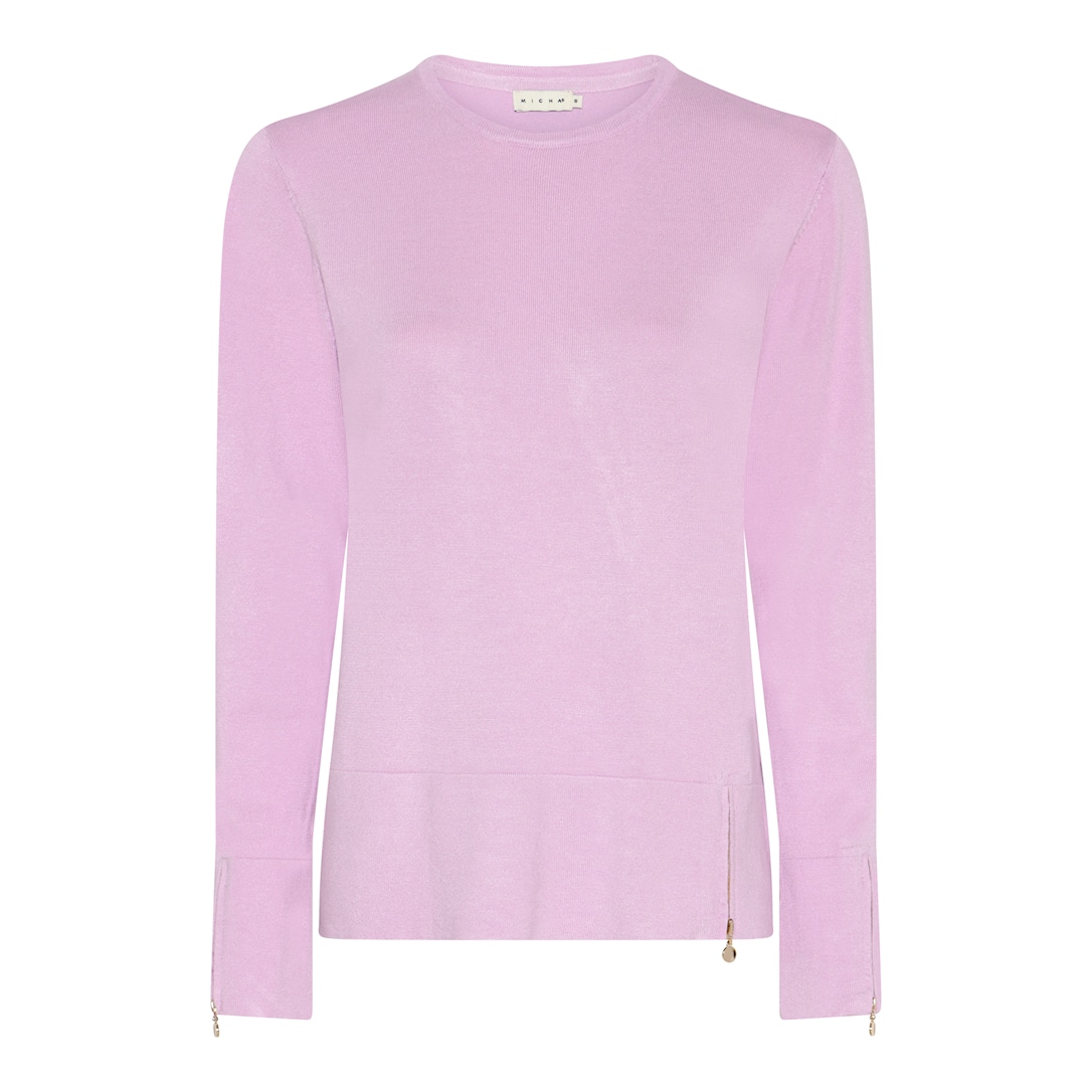 MICHA Eco Vero Detail Strik - Rosa - L