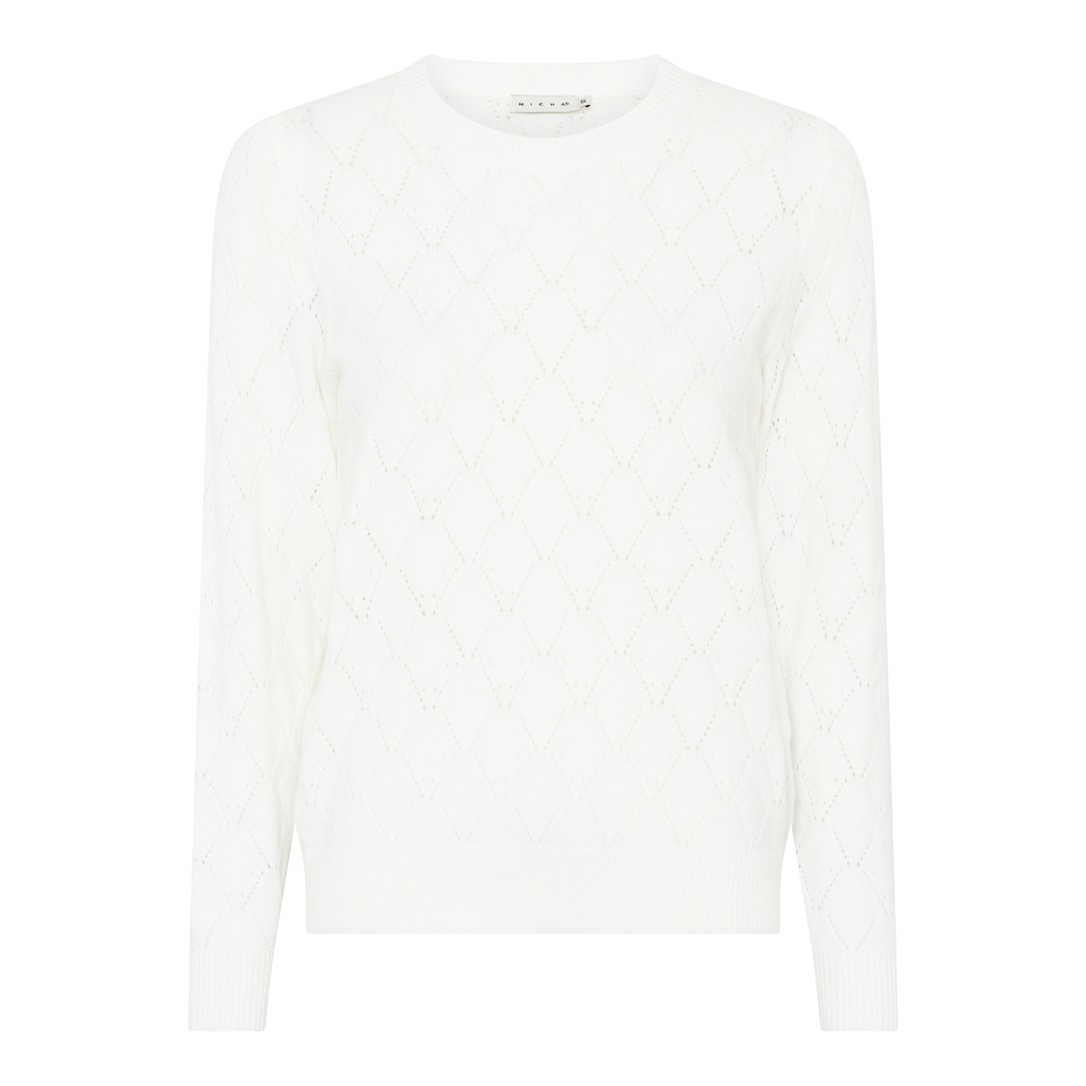 MICHA Fine Cosy Strik - Offwhite - L