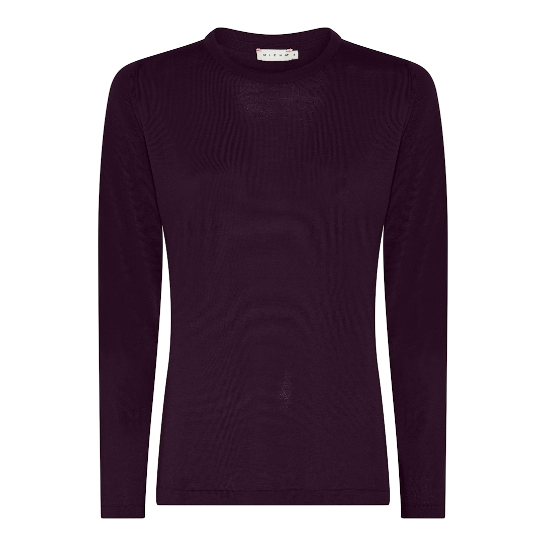 MICHA Strik Uld - Lilla - XS