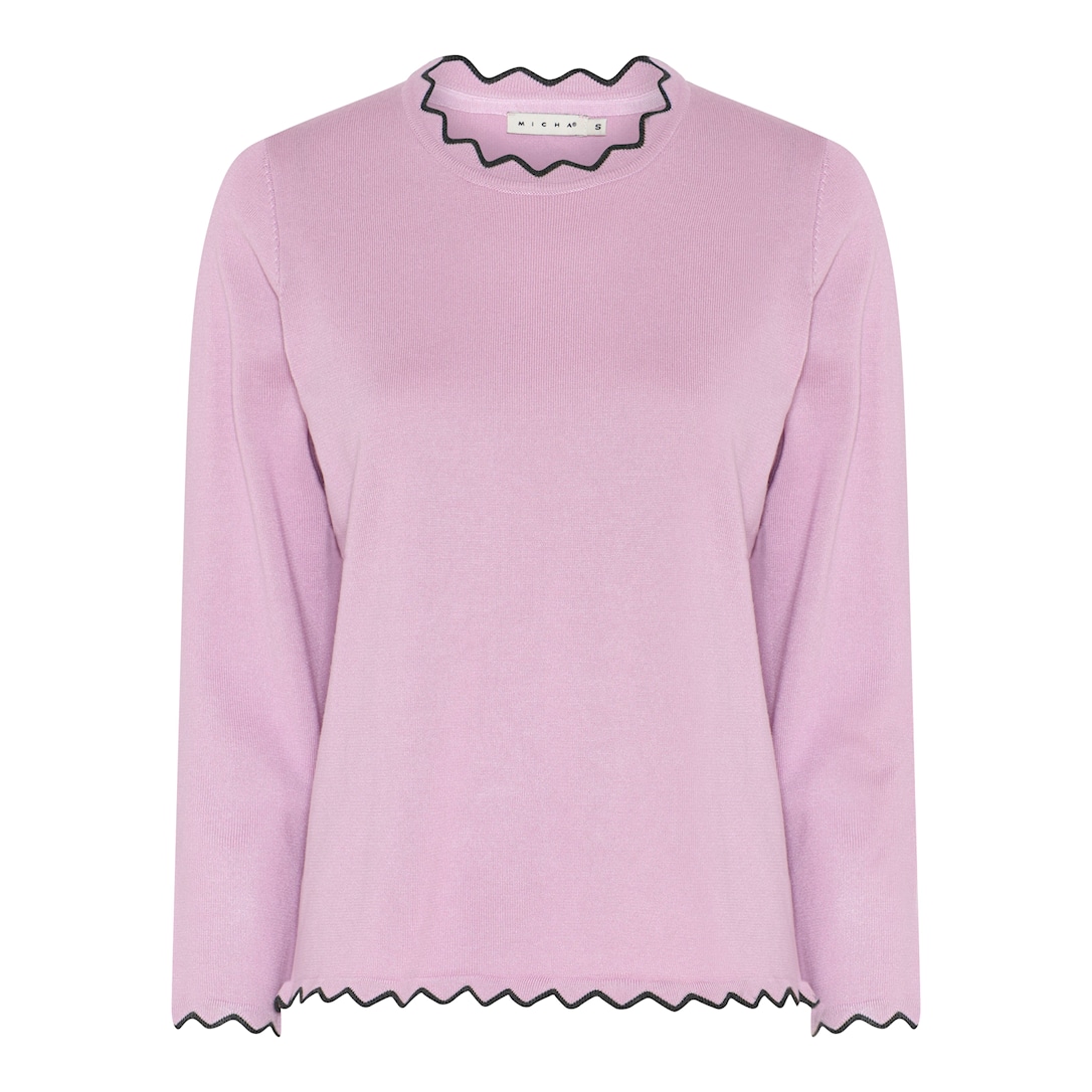 MICHA Viscose Strik - Rosa - S