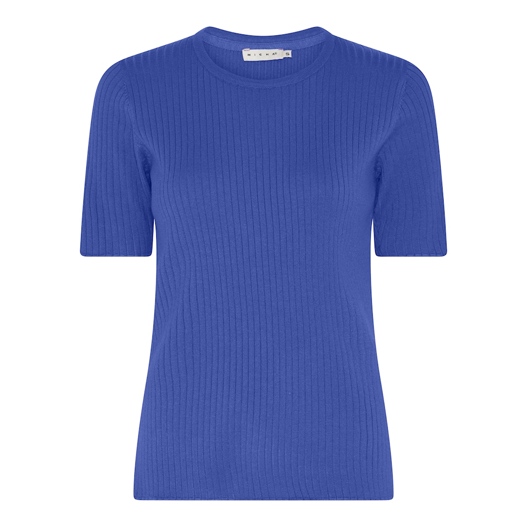 MICHA Viscose Rib Strik - Lavendel - M