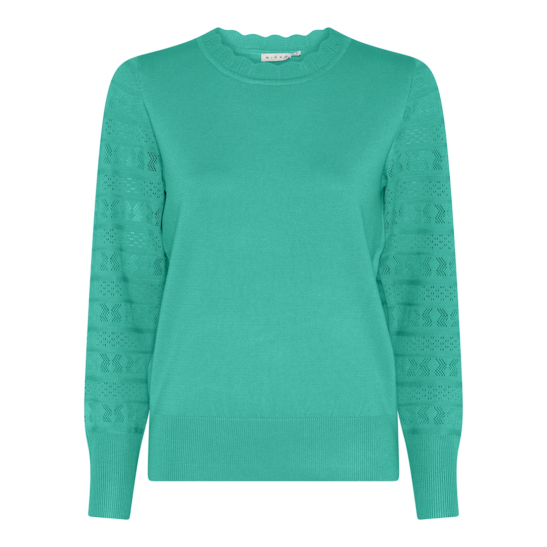 MICHA Eco Vero Forårs Strik - Frisk Grøn - M