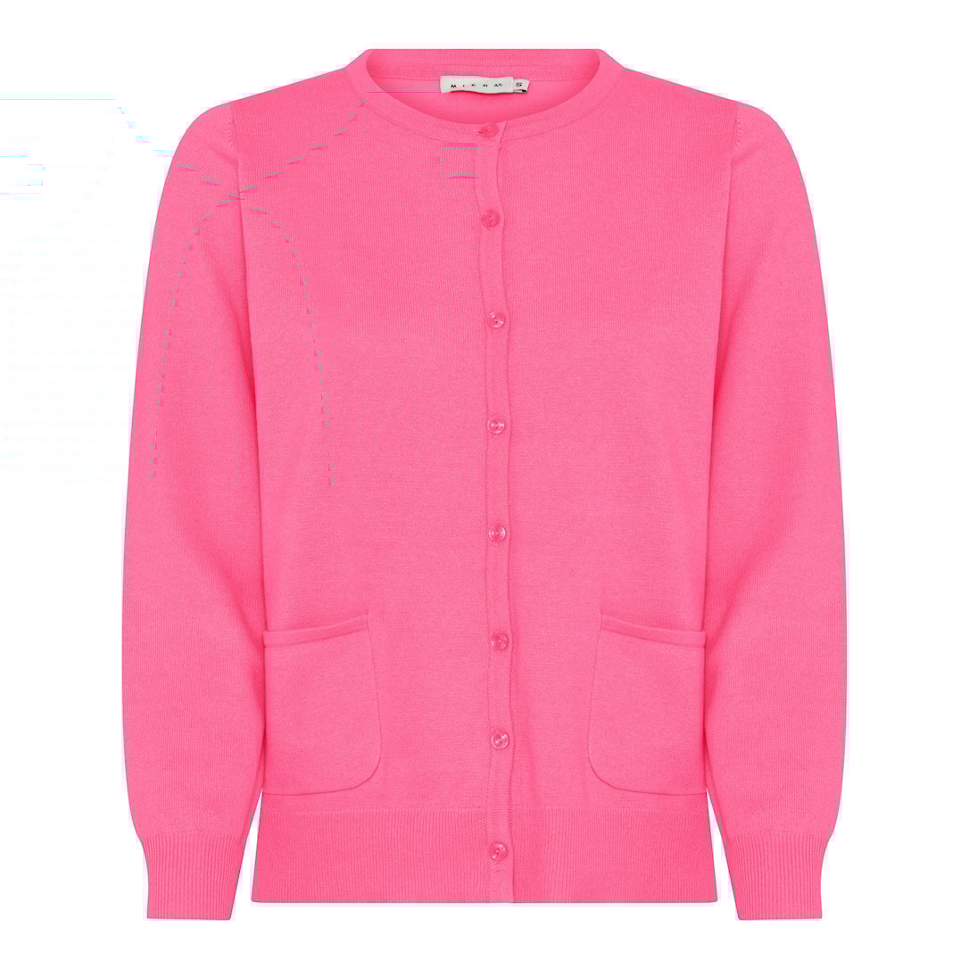 MICHA Melange Bomuld Strik - Pink Mel. - L