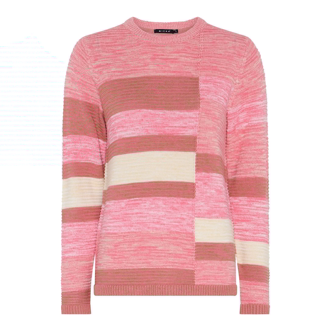 MICHA Melange Mix Strik - Koral - L