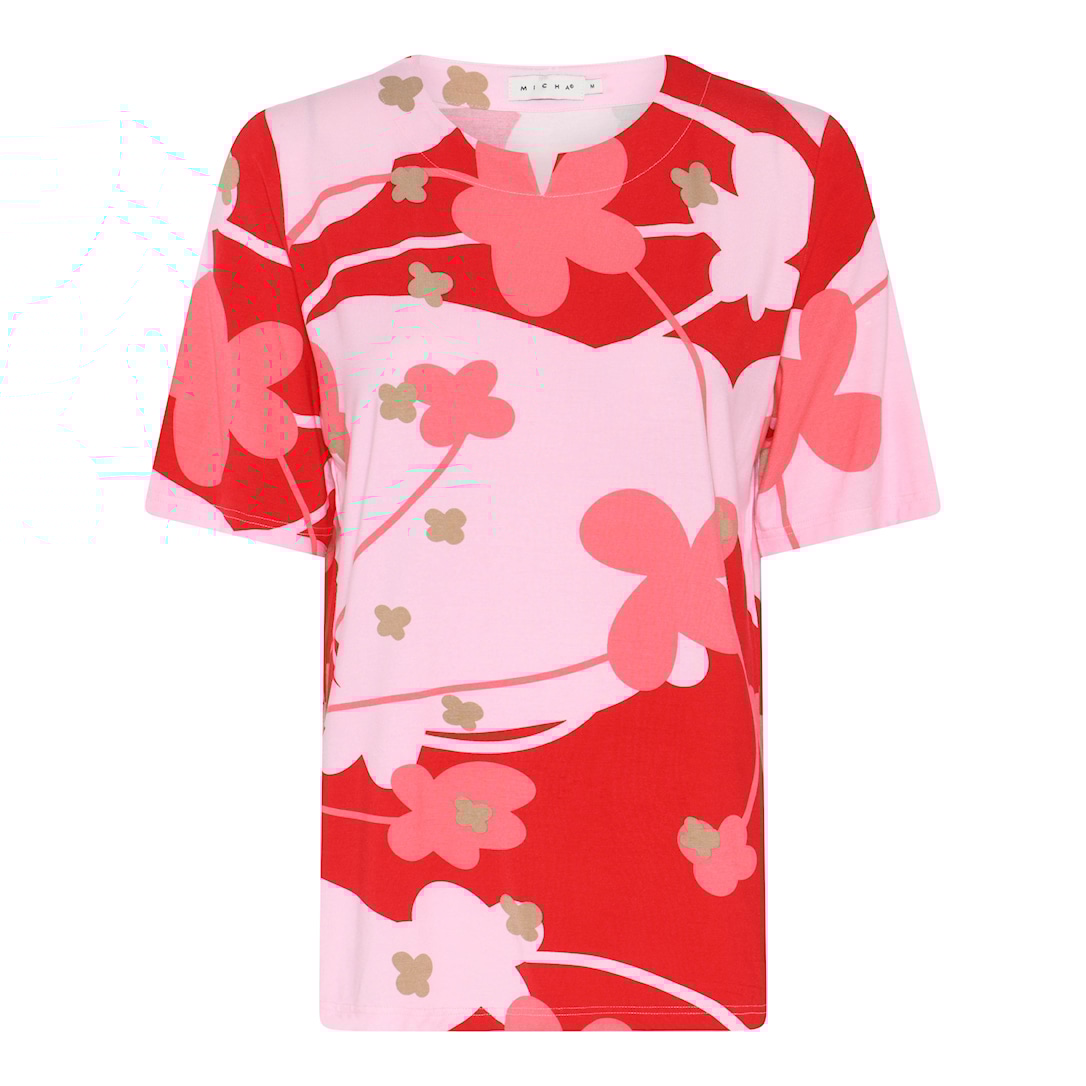Basic Flower Print T-shirt