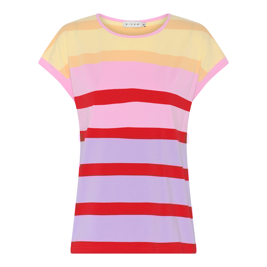 Basic Colorful Stripe T-shirt