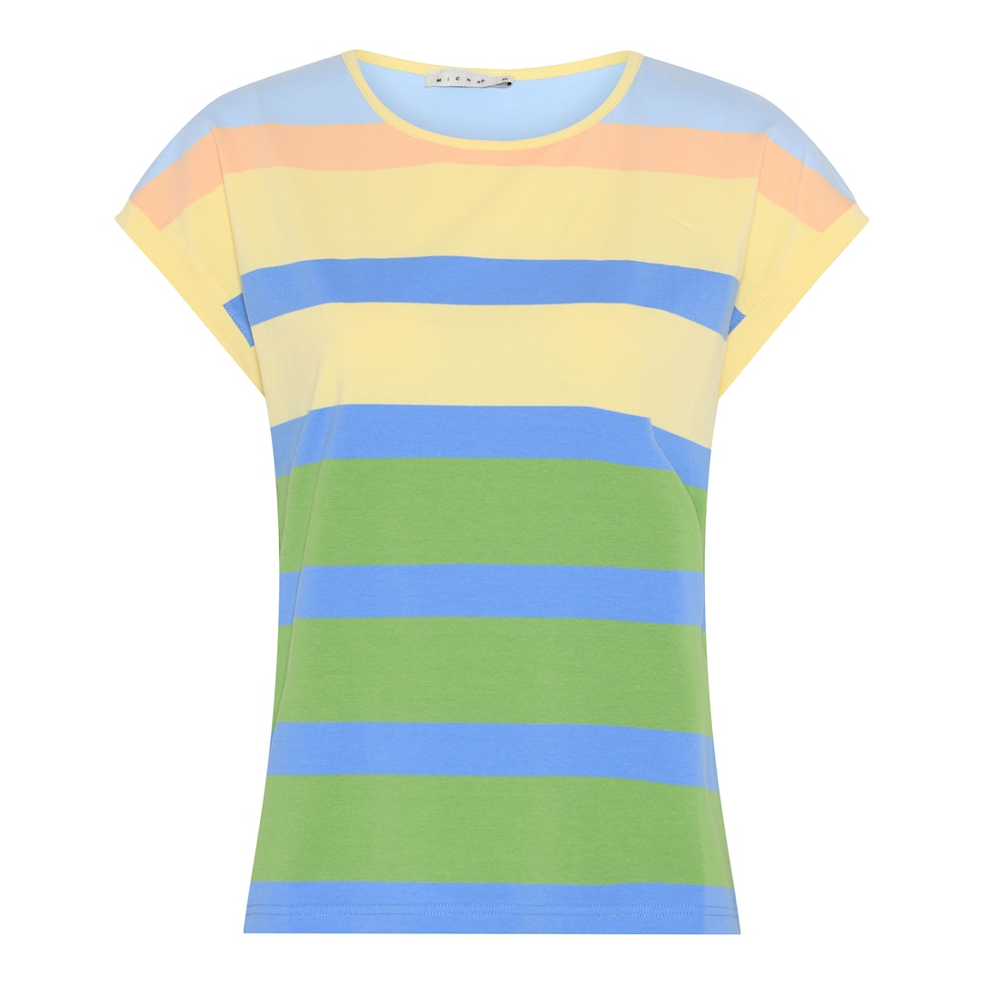 Basic Colorful Stripe T-shirt