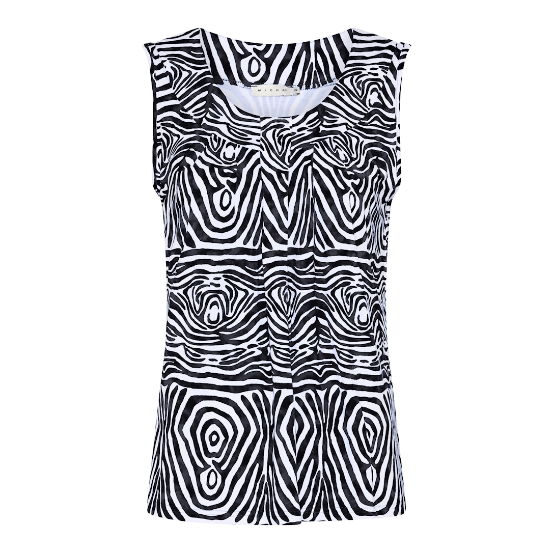 Basic Zebra Print T-shirt