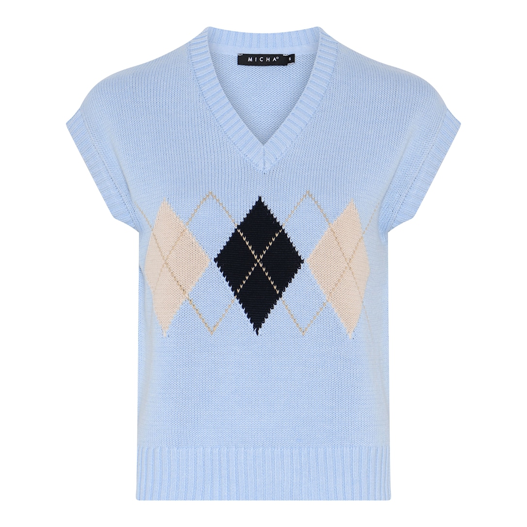 Argyle Cotton Knit