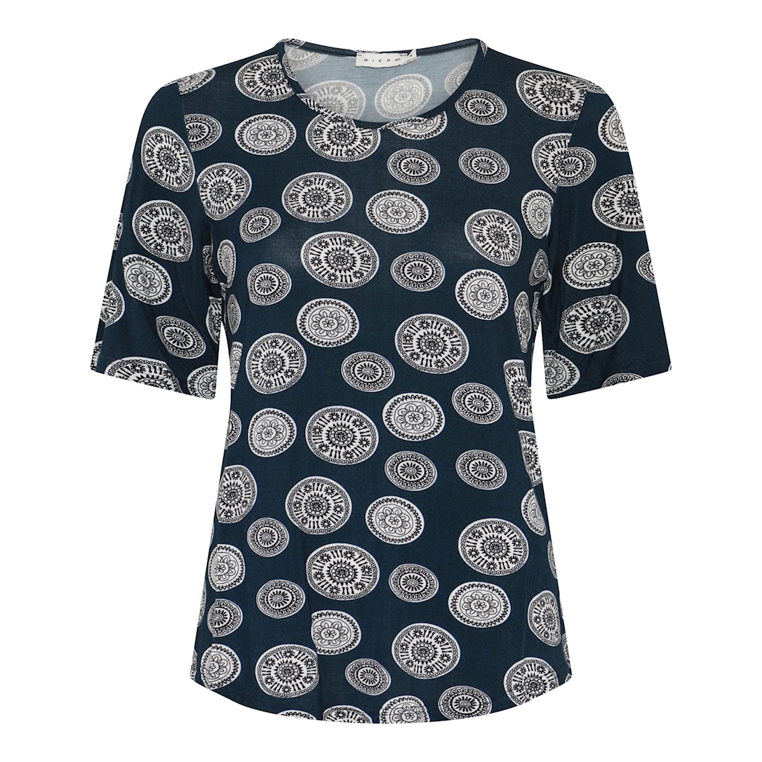 Basic Circle Print T-shirt