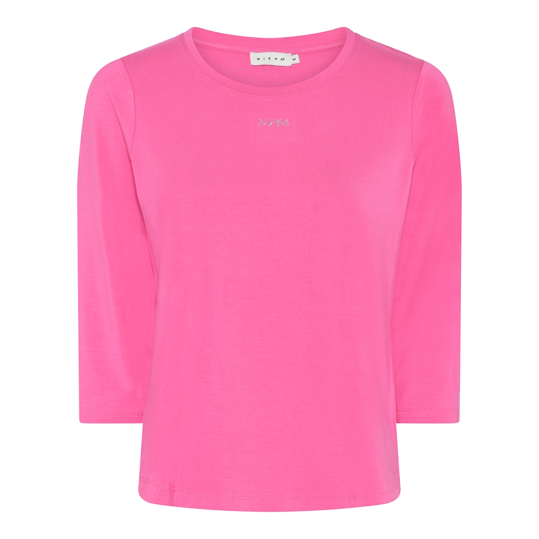 MICHA T-shirt Dame Viscose - Pink - L