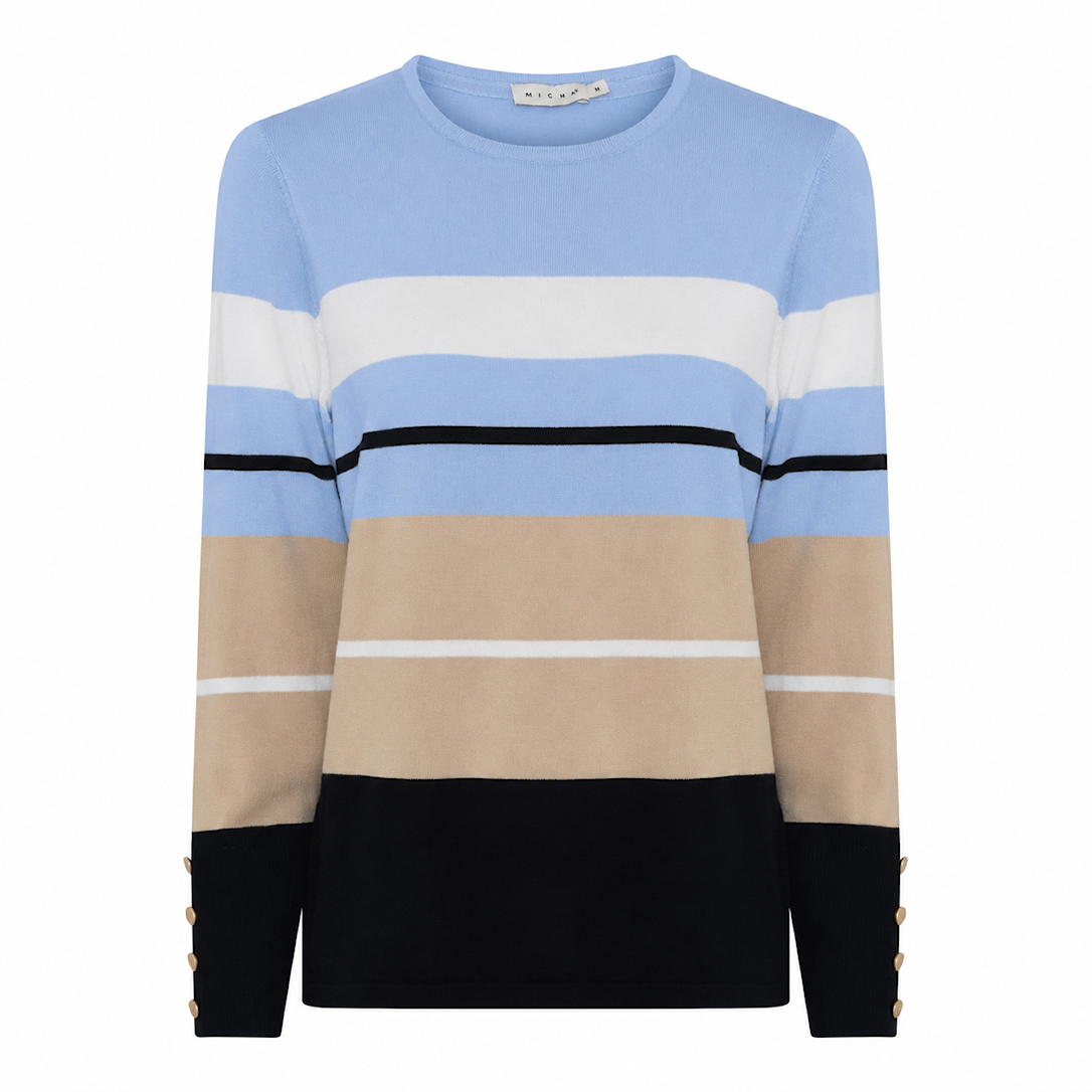 Basic Ecovero AutumnStripeKnit