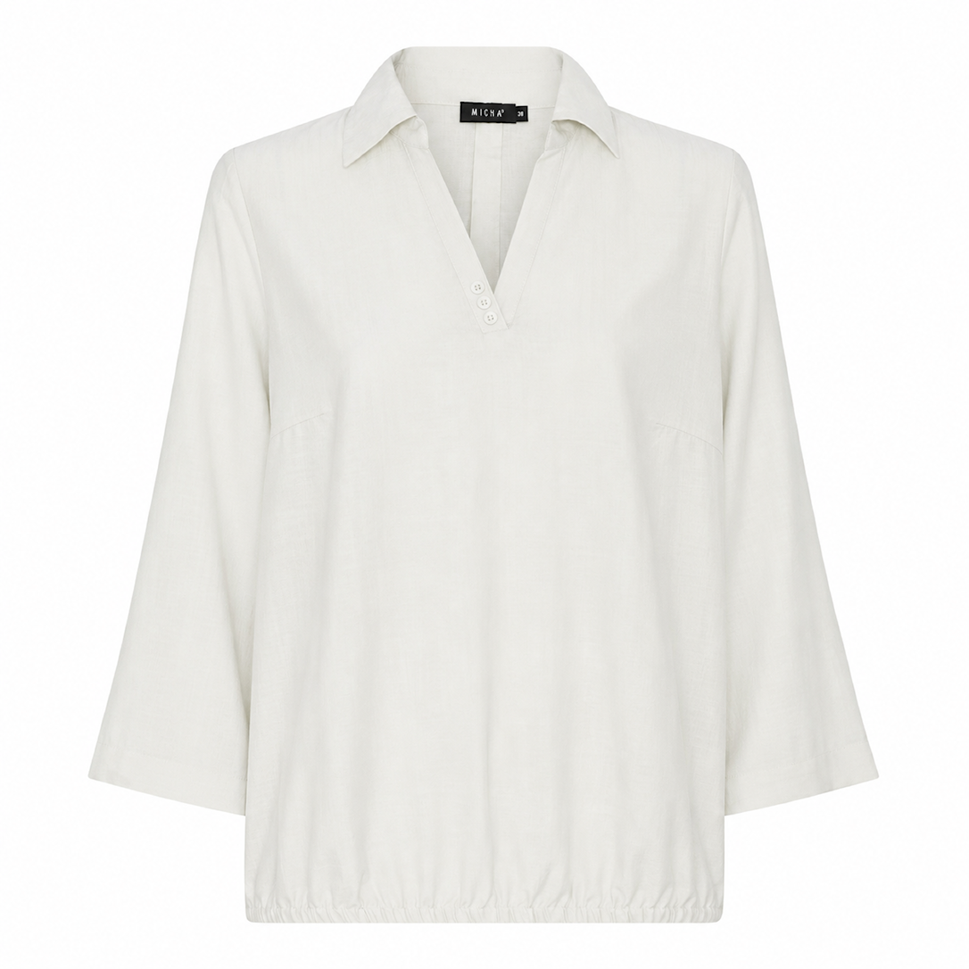 MICHA Bluse Dame - Offwhite - Str. 38