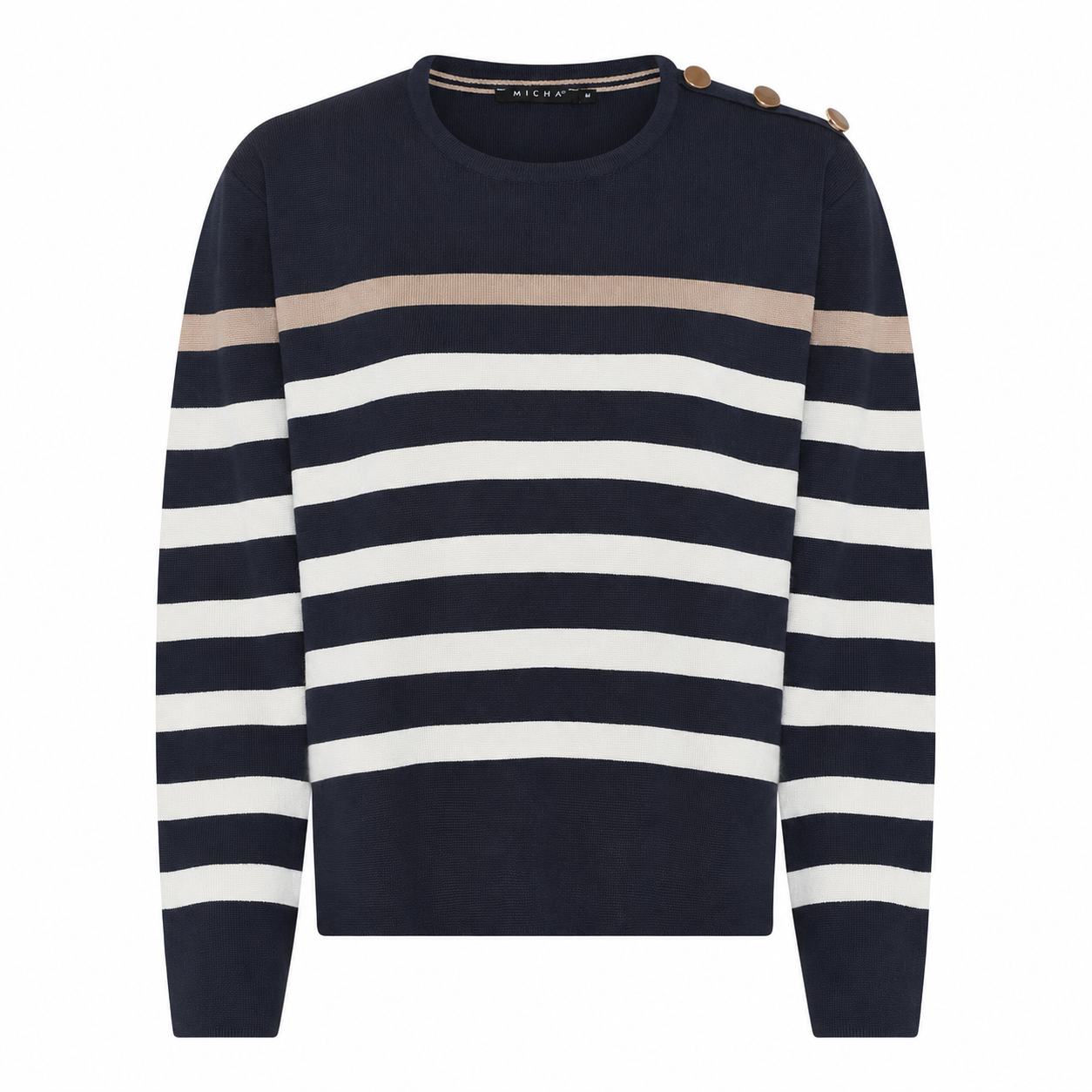 Navy/Off white/Camel