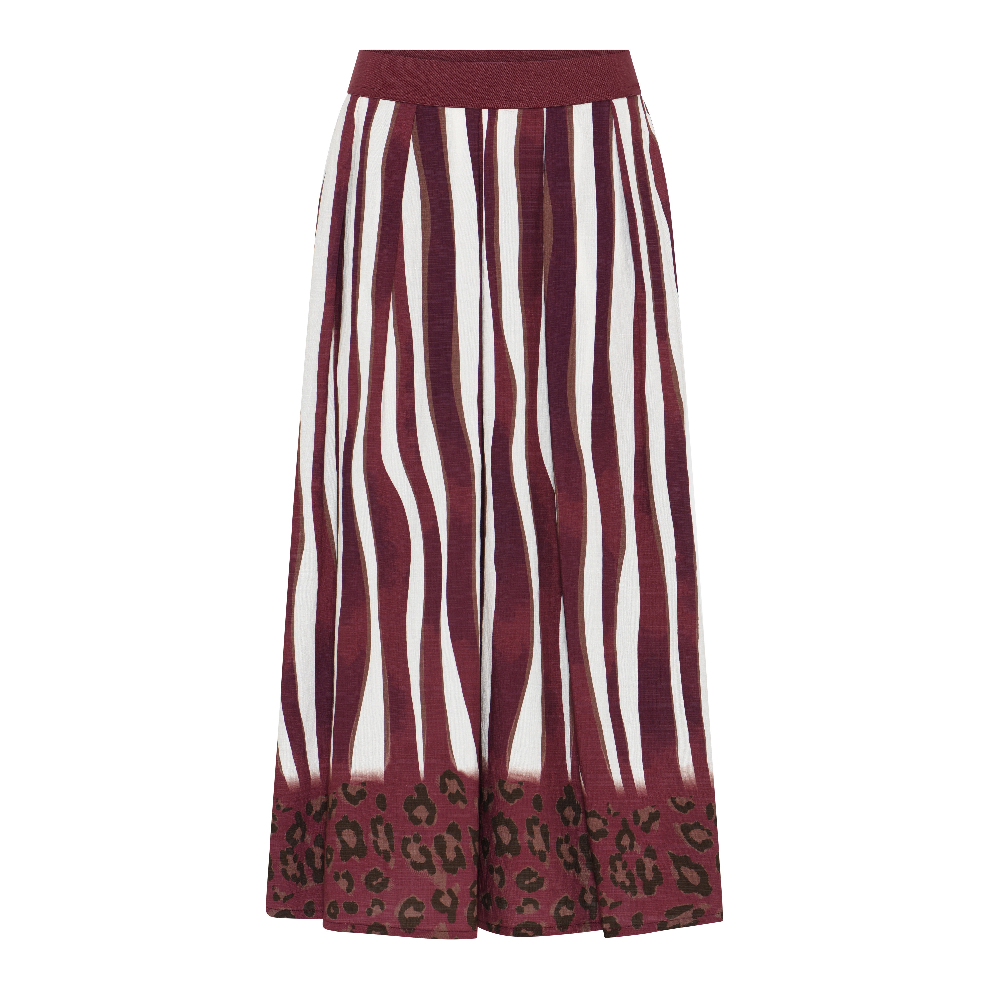 Plum Border print