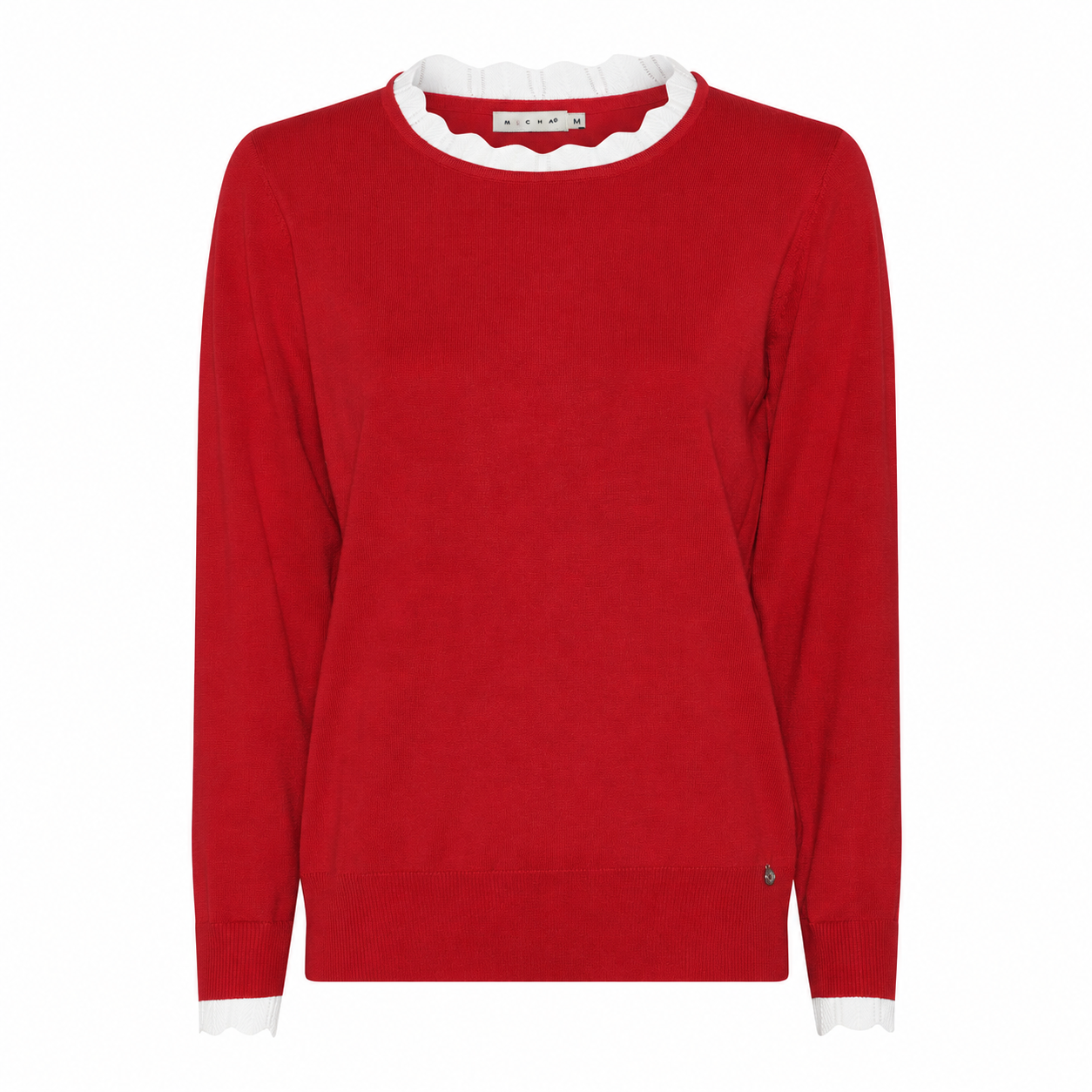 Classic red with off whit