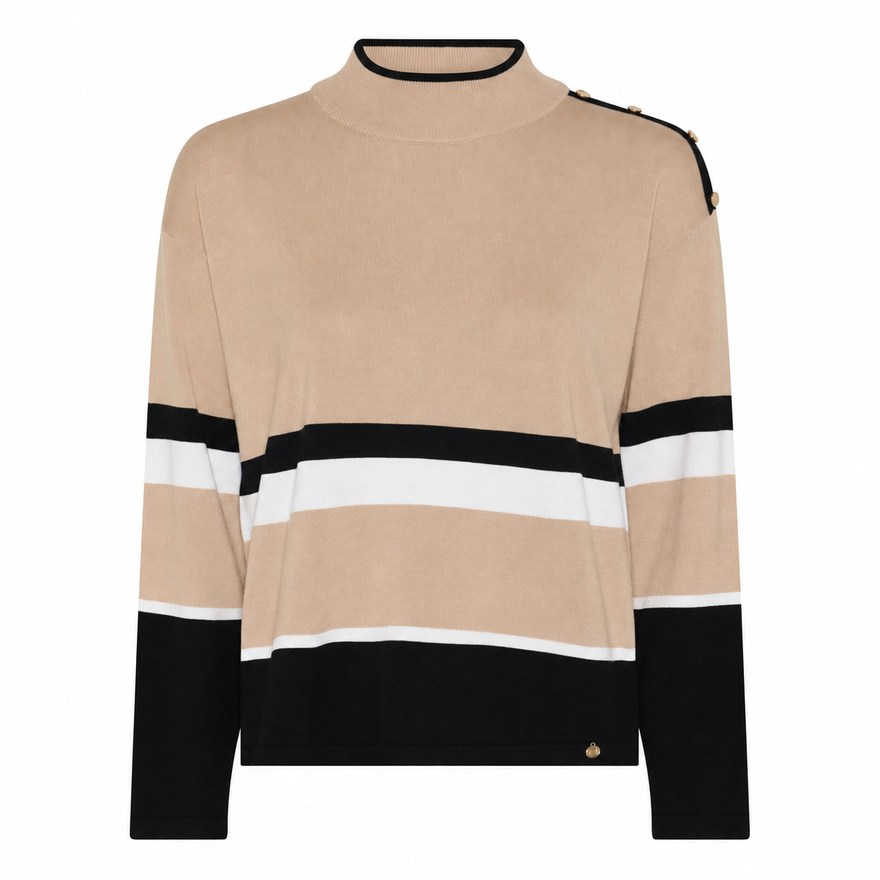 Camel/Black/Off White