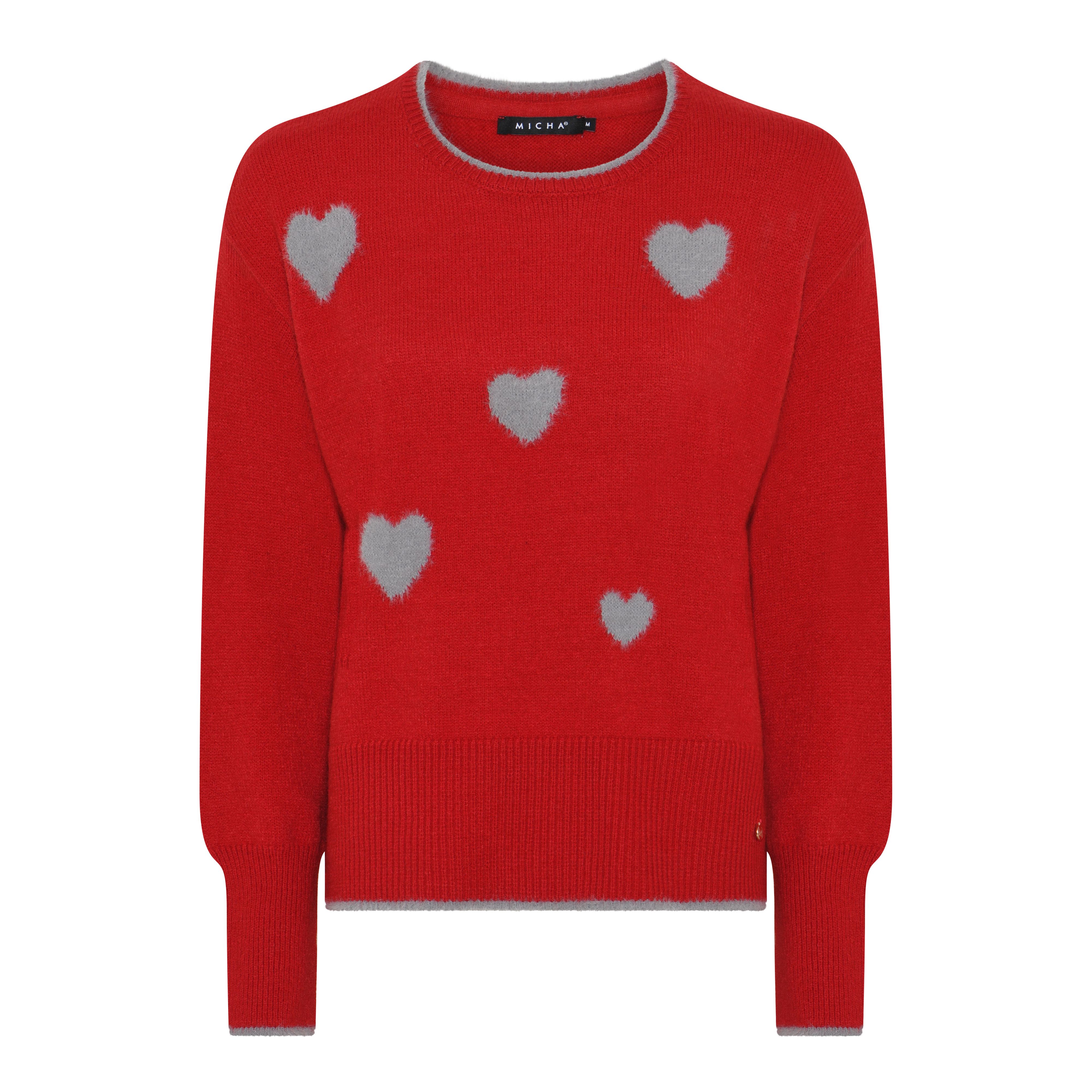 Classic red /lt grey mel