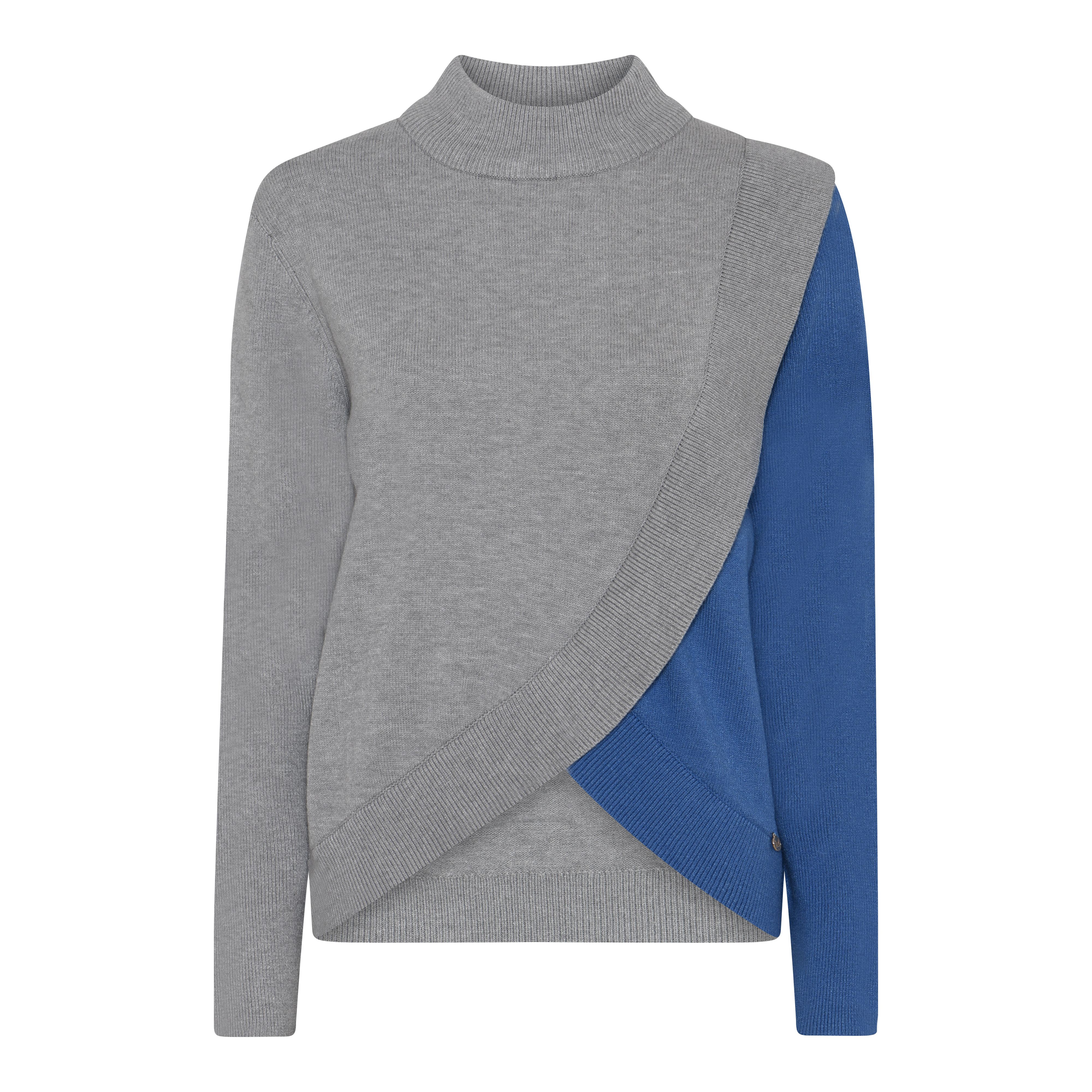 Lt Grey mel/Velvet Blue