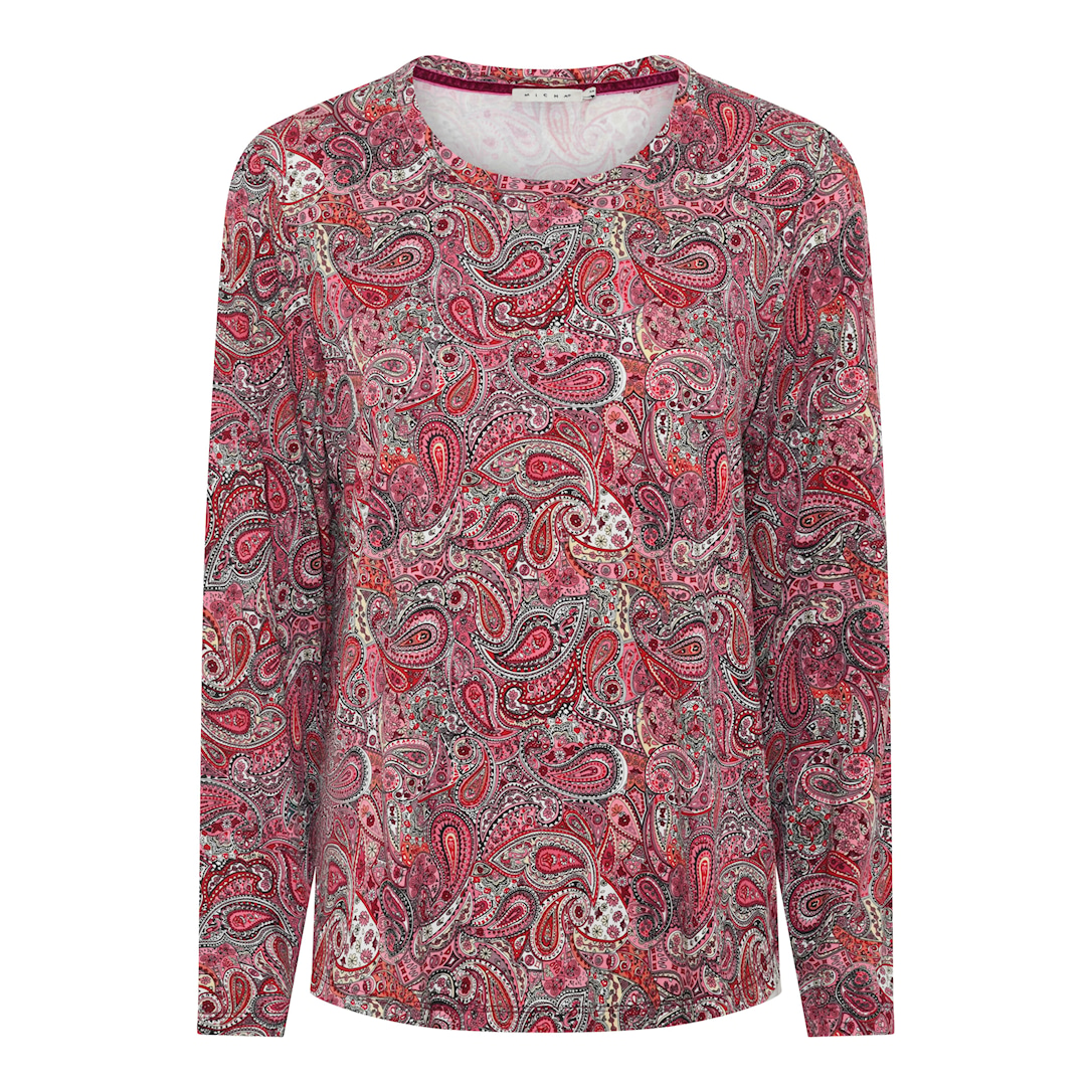 Basic Paisley Print T-shirt