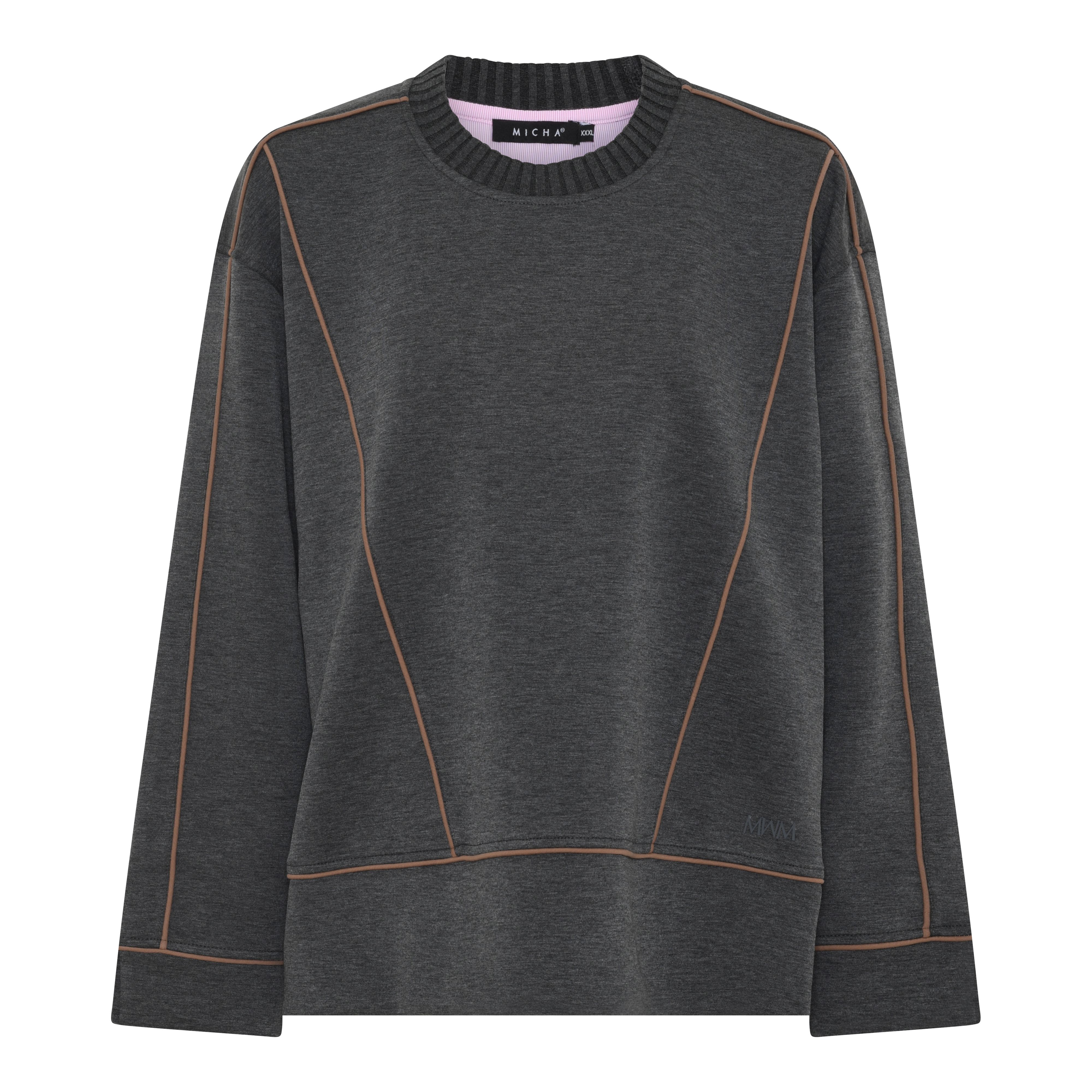 Charcoal melange/Dk Camel