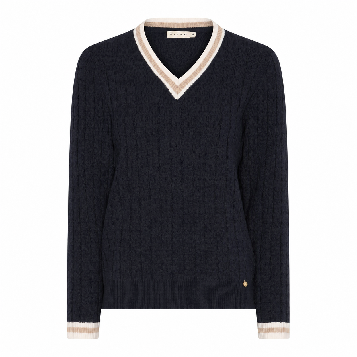 Navy/Off white/Latte