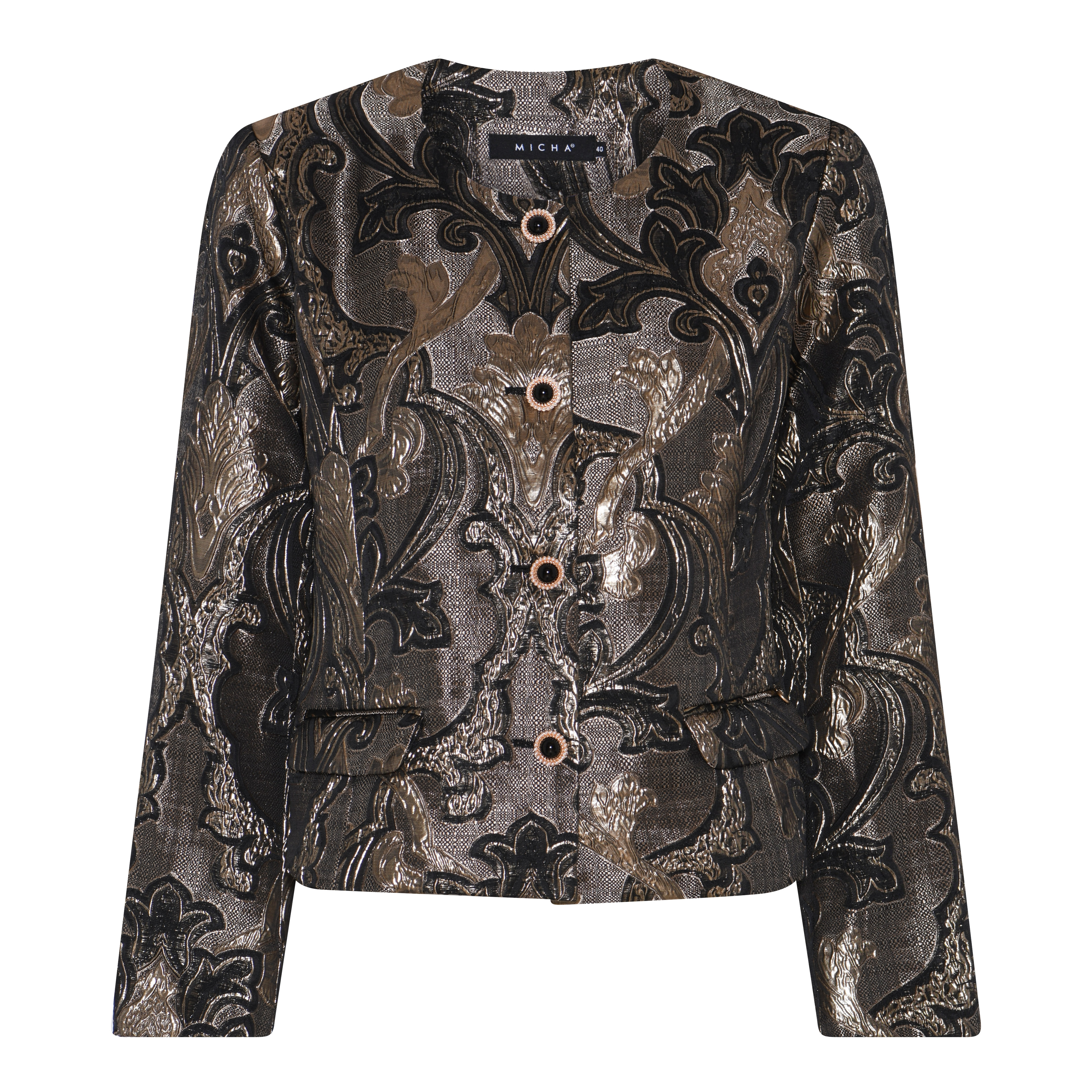 Black Gold Brocade
